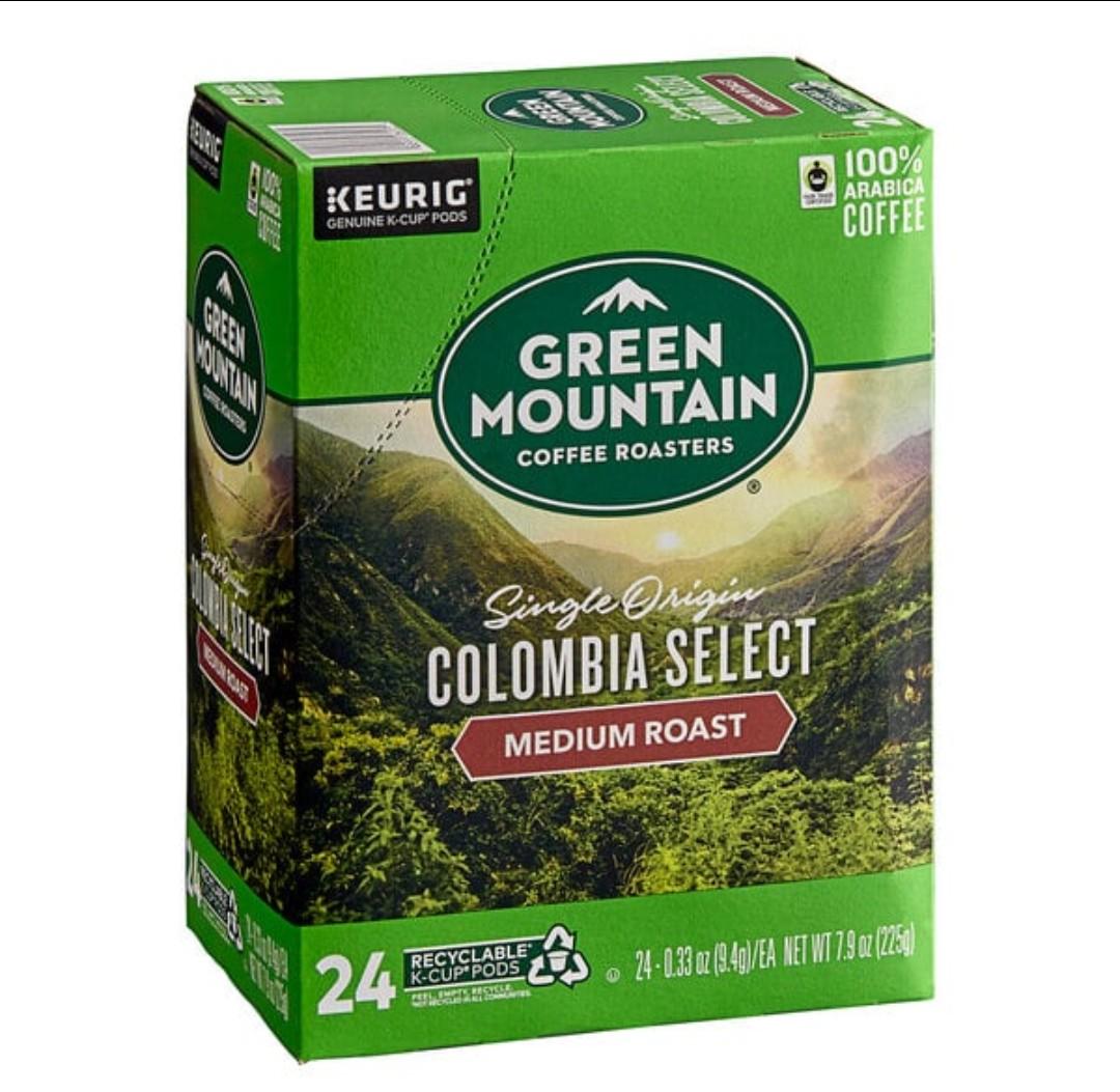 Green Mountain Coffee Roasters Colombia Select Single Serve Keurig® K-Cup® Pods - 24/Box,  BB: 23 SEP 2025