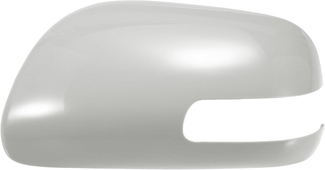 X AUTOHAUX Car Rear View Left Driver Side Mirror Cover Cap Replacement Gray for Toyota Mark x Reiz 2005-2007 Fits W/Turn Signal Models Mirror Guard Covers Exterior Decoration Trims