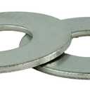 Stainless 7/16-14 Flat Washer, 304 Stainless Steel, 50 Pieces (7/16-14 Flat Washer)