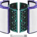 Replacement True Filter for Dyson TP04 TP06 TP07 TP09 TP10 HP04 HP06 HP07 HP09 HP10 PH01 PH02 PH04, Fan Sealed Two Stage 360 System Pure Cool - Activated Carbon (generic)
