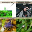 Extra Long Tweezers with Rubber Cover Tips, Fecsam Feeding Tongs - 2 Pack/18.9 inch Aquarium Stainless Steel Large Aquascape Tools for Fish Tank, TerrariumAquascaping, Reptile, Bearded Dragon