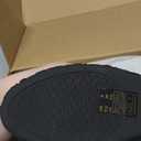 Greatonu Women's Ballet Flats Round Toe Slip on Lace ballerina Flat Comfortable Wedding Casual Dressy Floral Flats Shoes (8, Black)