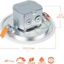 HALO CJB 6 inch 5CCT Canless Recessed Integrated LED Downlight with Attached JBOX