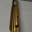 Gold Curtain Rod for Windows 28 to 48 Inch, 5/8 Inch Splice Adjustable Curtain Rod Gold with 2 Brackets, Easy Installation and Simple End Caps, For Living Room, Bedroom, Outdoor