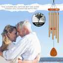 18th 35" Wind Chimes Anniversary Wedding Gifts for Couple, Unique Parents Wedding Anniversary Decorations, Personalized Cool Engagement Gifts