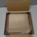 Rustic Walnut 11x11 Frame - Single Frame, 11 x 11 Poster Frame with Mat for 9x9, Picture Frames for Artwork, Puzzles, Photos and Movie Posters