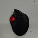 Nulea M514 Wireless Trackball Mouse - Reduce Wrist Strain with Ergonomic Vertical Design - Precision Thumb Control, Quiet Clicks, 3-Device Bluetooth & USB, Rechargeable for PC/Mac, Black