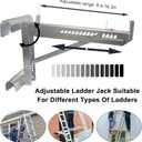 Ladder Jacks Bracket Extension - Adjustable Extension Scaffold Ladder Jack 2 Pack for Working 20 inch Stage