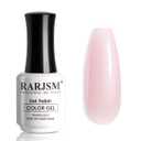 RARJSM Nude Gel Nail Polish Glitter Pale Pink Neutral Color Shimmer Pigment Skin Tone Gel Polish 15ml Sparkle Sheer Pink Natural Soak off UV LED Cured for Home Salon DIY Nail Art Single Bottle