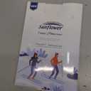 Sunflower Queen Pillowcases Set of 2, 100% Cotton Queen Size Pillow Cases 2, 20x30 Inches Dark Purple, Soft and Breathable