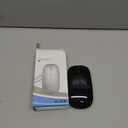 Wireless Bluetooth Mouse Rechargeable Laptop Mice with LED Use Portable(BT5.2 and USB 2.4G) Dual Mode Connection Silent Slim Computer Mouse for Laptop/iPad Tablet/Apple MacBook/PC(Black Pearl)