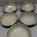 AmorArc Ceramic Cereal Bowls Set of 5, 24 oz Handmade Stoneware Bowls Set for Cereal Soup Salad, Stylish Kitchen bowls for Meal, Dishwasher & Microwave Safe, Reactive Glaze