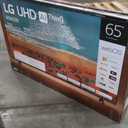 LG 65UQ70 UHD Smart TV.  Screen Size: 65 inches. Resolution: Real 4K UHD. Smart Platform: webOS with ThinQ AI. Features: Includes LG Channels for free IP streaming