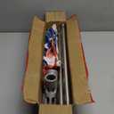 Barcetine American Flag with Pole - Includes 5ft Heavy Duty Flag Pole Holder for Outside House,3x5 Embroidered US Flag and Wall Mount Bracket,Tangle Free Flagpoles Kit for Porch,Garage,Outdoor (Black)