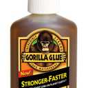 Gorilla Glue Original Waterproof Polyurethane Wood Glue Multi-Purpose Strong Adhesive Super Glue Strength - 2 Ounces