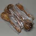 Wooden Spoons for Cooking - 7 Pieces Wooden Kitchen Utensils Set, Smooth Natural Teak Wood Utensil Set, Nonstick Heat-Resistant Cooking Utensils - Lightweight & Sturdy, Wooden Spatula for Cooking