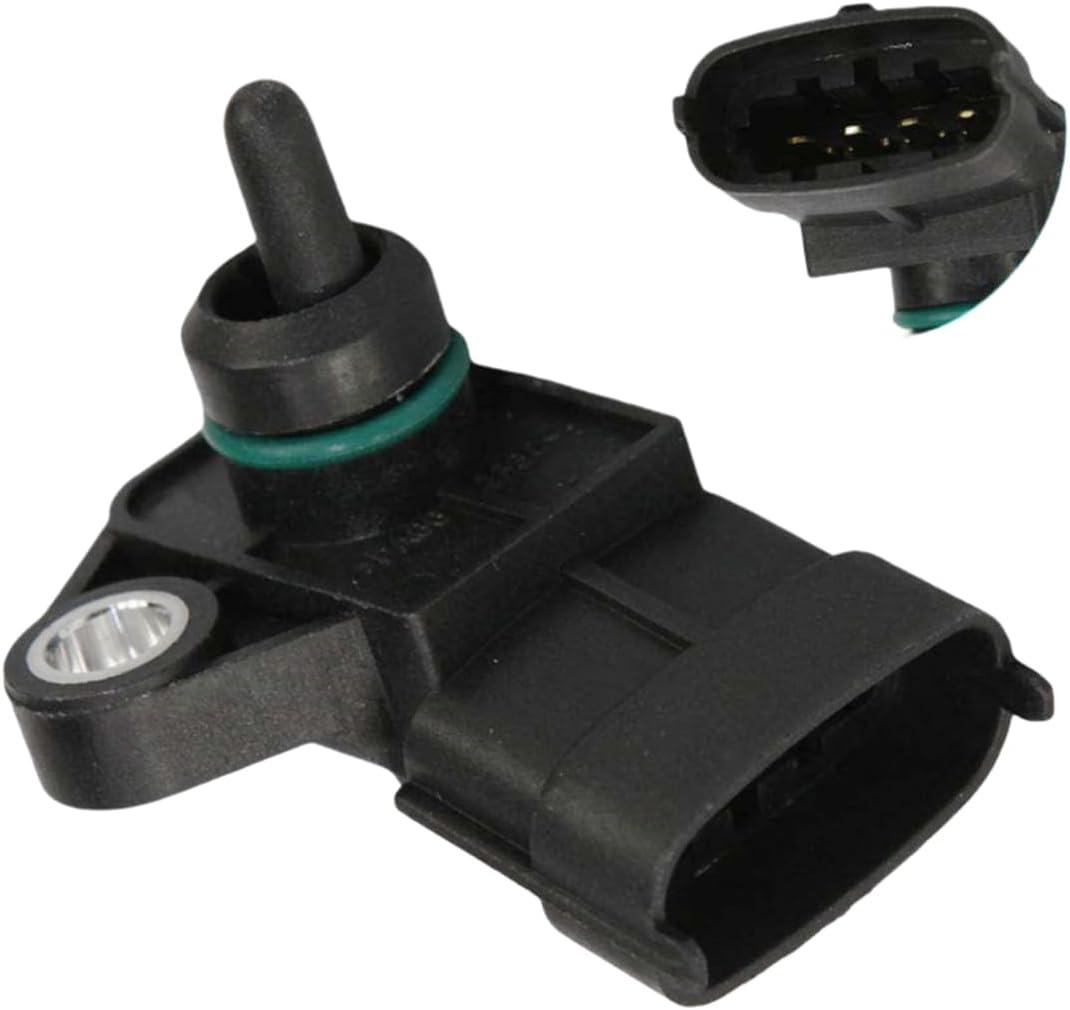 MAP Sensor 39300-2B000 5S11896 SU13349 AS417 Fit for Hyundai Accent Azera Genesis Santa Fe Sonata Tucson KIA Forte Optima Rio Rondo Sorento Soul SPORTAGE 2010 2011 2012 2013 2014,393002B000