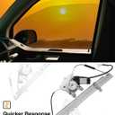 A-Premium Rear Passenger Side Power Window Regulator with Motor (2-Pin)