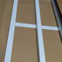 Fixed Window Safety Guard 19”x 54” Adjustable Width Prevents Accidental Falls, Non-Egress, Tamper Resistant Screws Included, White, Single Pack