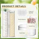 Nuogo 12 Pcs Plastic Clear Cylinder Vase for Home 16 Inch Acrylic Flower Clear Vase Centerpiece for Centerpieces Wedding Party Decorations