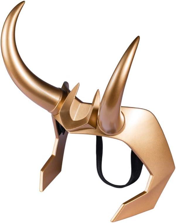 WELLMILLER Lok Horn Helmet, Lok for President Pin Accessories for Halloween Role Cosplay