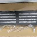 HuggieGems 4 Pack Magnetic Spice Storage Rack Organizer for Refrigerator and Oven, Black Fridge Organizers and Storage