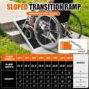 4-FT Portable Aluminum Wheelchair Ramp - Non-Slip Folding Ramp for Wheelchair Access, Home Steps, Doors, Cars & Scooters - 800 lbs Weight Capacity