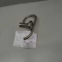 BESy Brushed Nickel Toilet Tissue Paper Holder Brushed Nickel Bathroom Accessories Toilet roll Paper Hanger, Wall Mounted, Rustproof