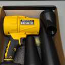 Cordless Leaf Blower for DeWALT 20V Battery,580000RPM Brushless Turbo Jet Blower with 3 Nozzles, Lightweight Handheld Blower for Patio, Lawn, Yard, Leaves, Dust, Garage & Snow Cleaning (No Battery)