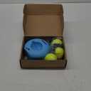 Hikeen Premium Tennis Trainer Rebound with Metal Base,Portable Solo Tennis Trainer Set with 3 Highly Elastic String Balls,Tennis Practice Equipment for Adult Kids and Beginners (Blue)