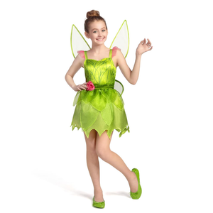 Spooktacular Creations Fairy Costume for Girls, Toddlers Green Fairy Costume Dress, Fairy Tutu Dress for Kids Halloween Party, 8-10 yrs, M Size