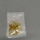 10Pcs Keychain Key Ring with Chain Bulk Split Key Chain,1.1 Inch Key Chains Parts with Open Jump Ring Connector for Jewelry Making Crafts (Gold)