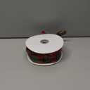 Morex Ribbon Splendor Wired Nylon Ribbon, 2-1/2 inches by 50 Yard, Red
