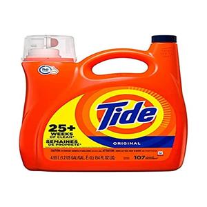 Tide Liquid Laundry Detergent, Original, 107 loads, 154 fl oz, HE Compatible