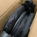 Accombe Baby Stroller, 2 in 1 Newborn Stroller Convertible Bassinet for Infant Toddler Pram with Footmuff (Black)