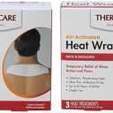 Thera|Care Air-Activated Heat Wrap | Neck, Wrist, Shoulder | 3-Treatments |Deep, Penetrating Pain Relief (Pack of 2) Best By: 27/06/28
