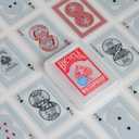 Bicycle Waterproof Playing Cards, Red Plastic Deck of Cards, Durable Plastic Cards for Pool, Beach, Camping & Party Games