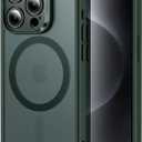 ESR for iPhone 15 Pro Max Case,Compatible with MagSafe,Translucent Matte Case,Military-Grade Protection,Classic Series,Frosted Dark Green