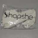 SHAPSHE Strapless Shapewear Corset Bodysuit Tops for Women Tummy Control V Neck Thong Body Shaper Going Out Outfits (Large, White)