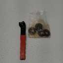 HARFINGTON Adjustable Angle Grinder Wrench Set 0.4"-1.9" Range Universal Lock Nut Pin Spanner Wrench with Grinder Shaft Nut for Angle Grinder Table Grinder, Red