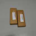 2 x Blue Light Blocking Glasses Men Computer Game Phone Eyeglasses Acetate Frame Metal Core Wire Spring Hinge (Black)