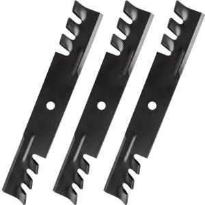 795757 Mulching Blades Compatible with Hust ler/John Dee re/Scag Freedom Z 48 in Mower, 482461 Gator Blades Replace for AM104489 481706 PC1255 038-5350-00, 3 Pack