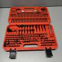 232-Piece Ultimate Screwdriver Bit Set, Cr-V Impact Driver Bit Set Includes Security Bits,Nut Driver, Ratchet Wrench and Bits Holder, Orange