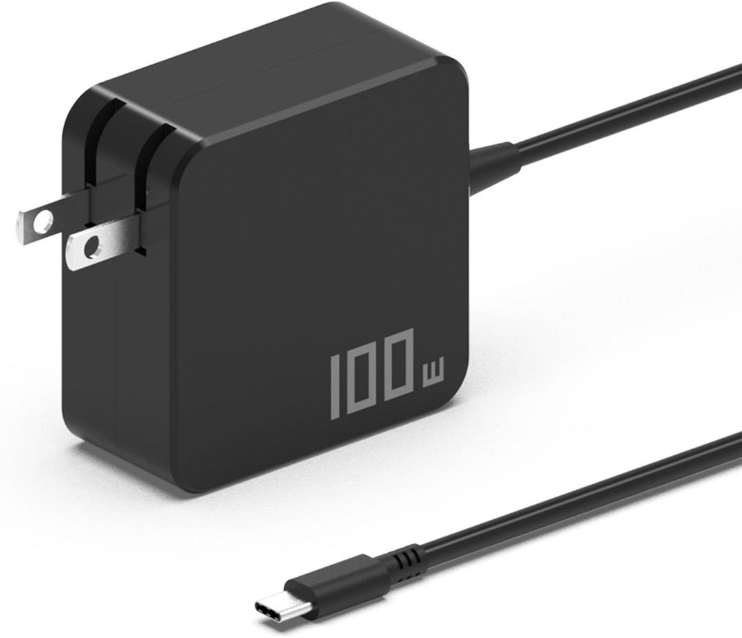 USB-C-Laptop-Charger, 100W-USB-C-Charger Fast Charger Replacement for Asus ROG Flow, Lenovo ThinkPad, HP, Acer Laptops and All USB - C Port Devices, Charge Type-C 100W 96W 90W 87W 65W 45W 30W Device