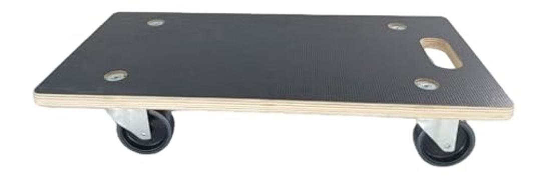 250KG Load Wood Platform Dolly 4 Wheels Heavy Duty Furniture Mover Dolly 550 Lbs Capacity