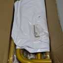 Wedding Welcome Sign Holder, 68x31x 20 Welcome to Our Wedding Sign Adjustable Display Stand with 4 Leather Sign Hanging Straps,Gold Easel Stand Personalized for Baby Bridal Shower Sign