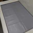 FLATO Waterproof Under Sink Mat 34" x 22" Shelf Liner for Kitchen and Bathroom, Cabinet Protector, Organizers and Storage, Flexible Silicone Drip Tray (Dark Gray)