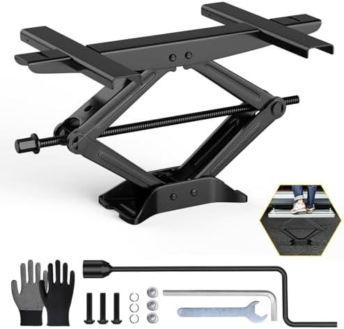 IMAYCC RV Step Stabilizer Kit, Camper Step Stabilizer, RV Steps Accessories for Travel Trailers, 5th Wheels, Camper and Motorhomes, Height Adjustable, Enlarge Base, Anti-Shaking