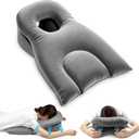 Face Down Pillow After Eye Recovery, Massage Pillow Face Down, Suitable for Naps and Spinal Massage, Ffits The Body Curves Relieves The Discomfort of Prone Sleeping