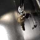 FGJQEFG 26 Inch Black Steel Utility Trailer Tongue Tool Box Wide Utility Trailer Tongue Toolbox RV Storage OrganizerTrailer Storage Tool Box With Lock & Keys (26"X13.3"X12")